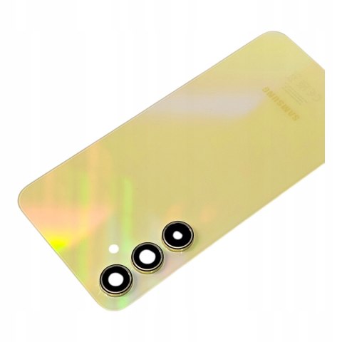Klapka Samsung Galaxy A55 A556 Żółta Oryginalna Demontażowa Grade A Klapka Samsung Galaxy A55 A556 Żółta Oryginalna Demontażowa Grade A