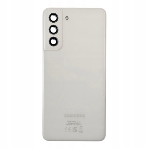 Klapka Samsung Galaxy S21 FE G990 Biała Oryginalna Demontażowa Grade A Klapka Samsung Galaxy S21 FE G990 Biała Oryginalna Demontażowa Grade A