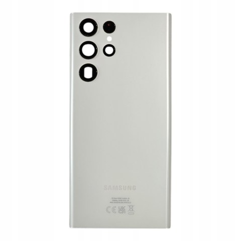 Klapka Samsung Galaxy S22 Ultra S908 Biała Oryginalna Demontażowa Grade A Klapka Samsung Galaxy S22 Ultra S908 Biała Oryginalna Demontażowa Grade A