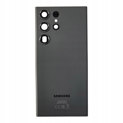 Klapka Samsung Galaxy S23 Ultra S918 Czarna Oryginalna Demontażowa Grade A Klapka Samsung Galaxy S23 Ultra S918 Czarna Oryginalna Demontażowa Grade A