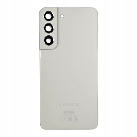 Klapka Samsung Galaxy S22 S901 Biała Oryginalna Demontażowa Grade A Klapka Samsung Galaxy S22 S901 Biała Oryginalna Demontażowa Grade A