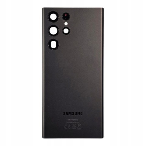 Klapka Samsung Galaxy S22 Ultra S908 Czarna Oryginalna Demontażowa Grade A Klapka Samsung Galaxy S22 Ultra S908 Czarna Oryginalna Demontażowa Grade A