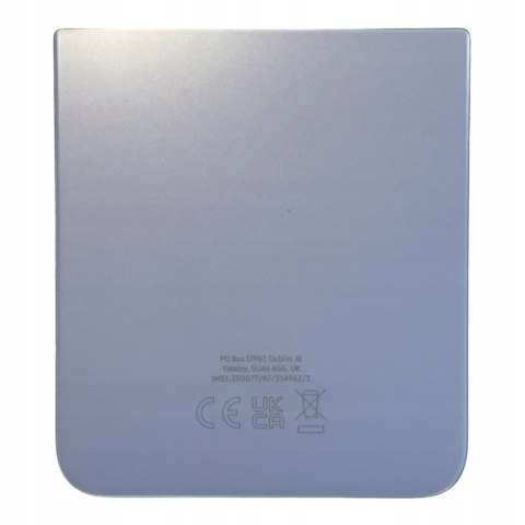 Klapka Samsung Galaxy Z Flip 4 Light Blue F721 Oryginalna Demontażowa Grade A Klapka Samsung Galaxy Z Flip 4 Light Blue F721 Oryginalna Demontażowa Grade A