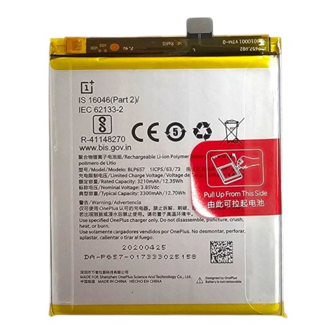Bateria OnePlus 6 BLP657 Nowa Oryginalna Service Pack 3210 mAh