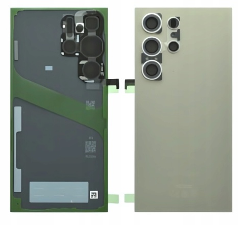 Klapka Samsung Galaxy S24 Ultra S928 Szara Nowa Oryginalna Obudowa Aparatu