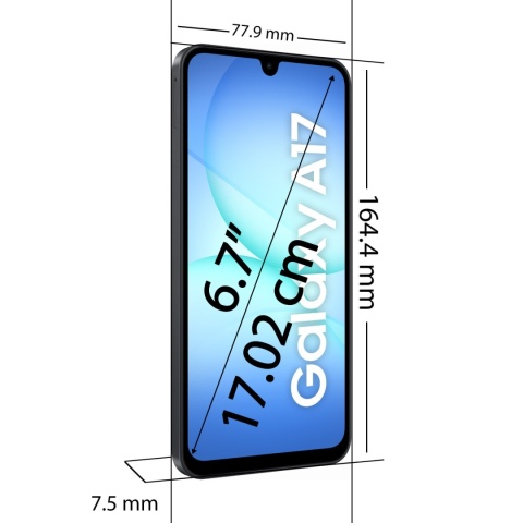 Smartfon Samsung Galaxy A17 4/128GB 6.7" SM-A175 – Czarny