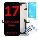 Wyświetlacz Soft OLED 120 Hz Apple iPhone 17 Pro Gratis narzędzia wklejka LCD Ekran z wymiennym IC