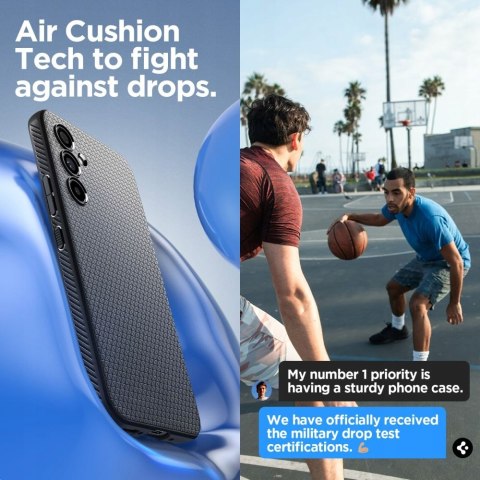 Etui Spigen Liquid Air Samsung A54 5G czarny Etui Spigen Liquid Air Samsung A54 5G czarny