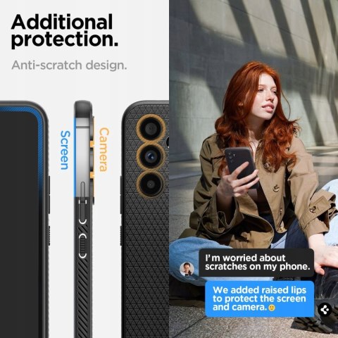 Etui Spigen Liquid Air Samsung A54 5G czarny Etui Spigen Liquid Air Samsung A54 5G czarny