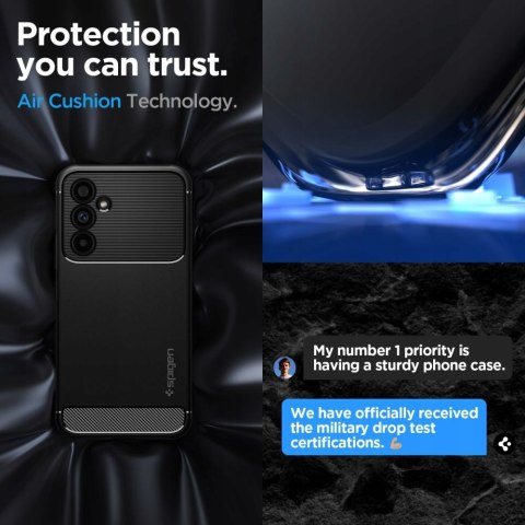 Etui Spigen Rugged Armor Samsung A54 5G czarny Etui Spigen Rugged Armor Samsung A54 5G czarny
