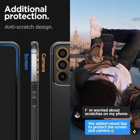 Etui Spigen Rugged Armor Samsung A54 5G czarny Etui Spigen Rugged Armor Samsung A54 5G czarny