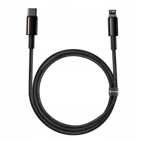 KABEL BASEUS PD20W TYPE-C TO LIGHTNING 1M BLACK KABEL BASEUS PD20W TYPE-C TO LIGHTNING 1M BLACK