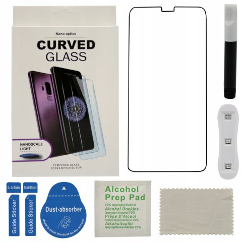 SZKŁO HARTOWANE UV 9H SAMSUNG S9 PLUS G965 + LAMPA SZKŁO HARTOWANE UV 9H SAMSUNG S9 PLUS G965 + LAMPA