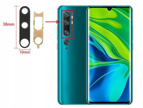Szkło aparatu szkiełko Xiaomi Mi Note 10 Szkło aparatu szkiełko Xiaomi Mi Note 10