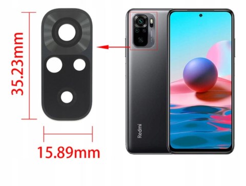 Szkło aparatu szkiełko Xiaomi Redmi Note 10 Szkło aparatu szkiełko Xiaomi Redmi Note 10