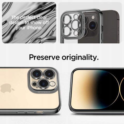 Etui SPIGEN OPTIK CRYSTAL IPHONE 14 PRO GRAY Etui SPIGEN OPTIK CRYSTAL IPHONE 14 PRO GRAY