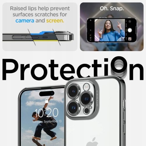 Etui SPIGEN OPTIK CRYSTAL IPHONE 14 PRO GRAY Etui SPIGEN OPTIK CRYSTAL IPHONE 14 PRO GRAY