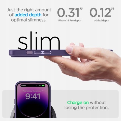 Etui SPIGEN ULTRA HYBRID iPHONE 14 PRO DEEP PURPLE Etui SPIGEN ULTRA HYBRID iPHONE 14 PRO DEEP PURPLE