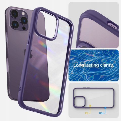 Etui SPIGEN ULTRA HYBRID iPHONE 14 PRO DEEP PURPLE Etui SPIGEN ULTRA HYBRID iPHONE 14 PRO DEEP PURPLE