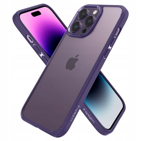 Etui SPIGEN ULTRA HYBRID iPHONE 14 PRO DEEP PURPLE Etui SPIGEN ULTRA HYBRID iPHONE 14 PRO DEEP PURPLE