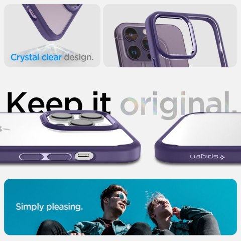Etui SPIGEN ULTRA HYBRID iPHONE 14 PRO DEEP PURPLE Etui SPIGEN ULTRA HYBRID iPHONE 14 PRO DEEP PURPLE