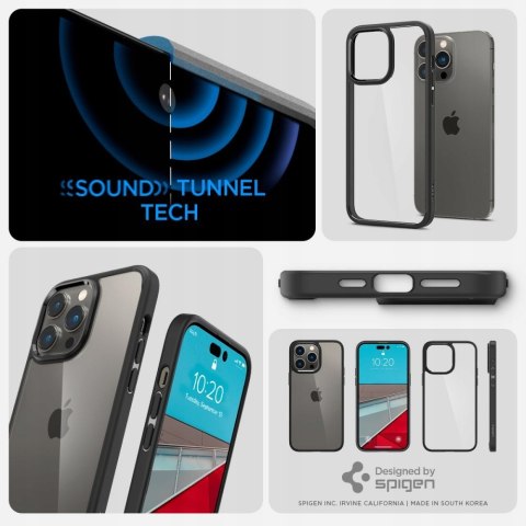 Etui SPIGEN ULTRA HYBRID iPHONE 14 PRO MATTE BLACK Etui SPIGEN ULTRA HYBRID iPHONE 14 PRO MATTE BLACK