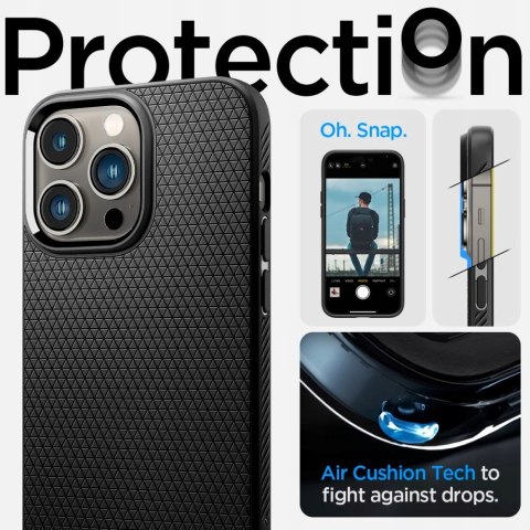 Etui Spigen LIQUID AIR APPLE iPHONE 14 Pro BLACK Etui Spigen LIQUID AIR APPLE iPHONE 14 Pro BLACK