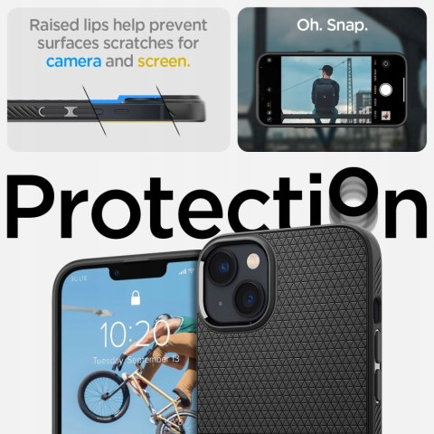 Etui Spigen LIQUID AIR iPHONE 14 BLACK Etui Spigen LIQUID AIR iPHONE 14 BLACK