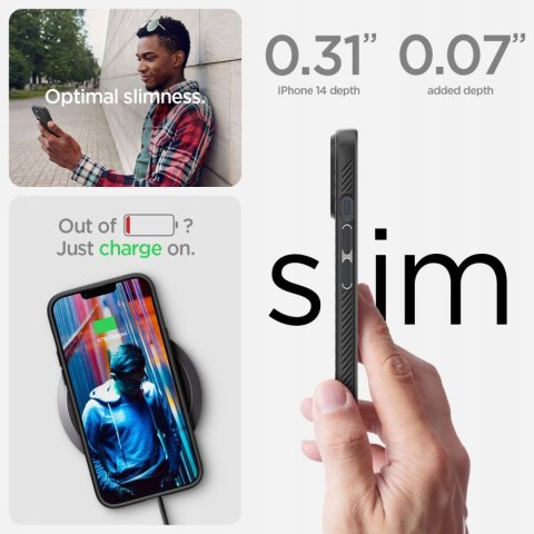 Etui Spigen LIQUID AIR iPHONE 14 BLACK Etui Spigen LIQUID AIR iPHONE 14 BLACK