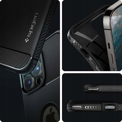 Etui Spigen RUGGED ARMOR iPHONE 13 PRO MATTE BLACK Etui Spigen RUGGED ARMOR iPHONE 13 PRO MATTE BLACK