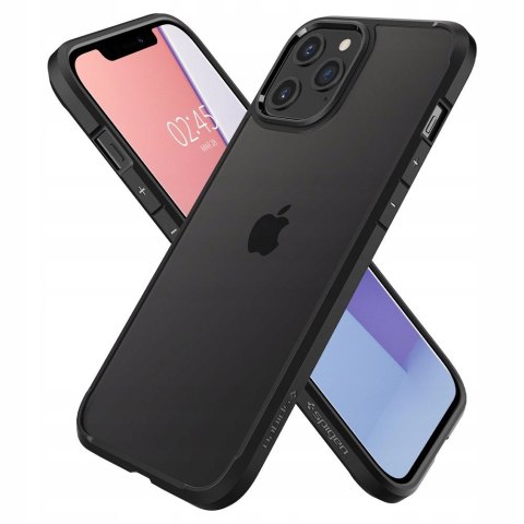 Etui Spigen ULTRA HYBRID IPHONE 12 12 PRO BLACK Etui Spigen ULTRA HYBRID IPHONE 12 12 PRO BLACK