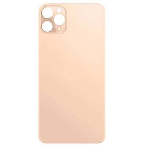 Obudowa Klapka Baterii Apple iPhone 11 Pro Max Złota Big Hole Szybka Tył Obudowa Klapka Baterii Apple iPhone 11 Pro Max Złota Big Hole Szybka Tył