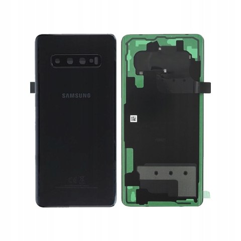 Klapka Samsung Galaxy S10 G973 Nowa Oryginalna Czarna z wklejką