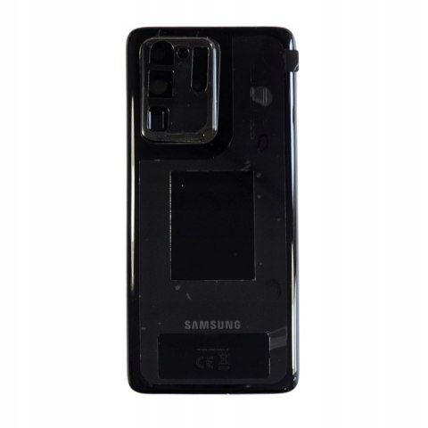 Klapka Samsung Galaxy S20 Ultra G988 Nowa Oryginalna Czarna z wklejką Klapka Samsung Galaxy S20 Ultra G988 Nowa Oryginalna Czarna z wklejką