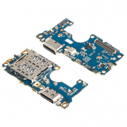 Oryginalne gniazdo ładowania i gniazdo SIM Motorola Moto G85 5G XT2427-2 Złącze USB Typ C