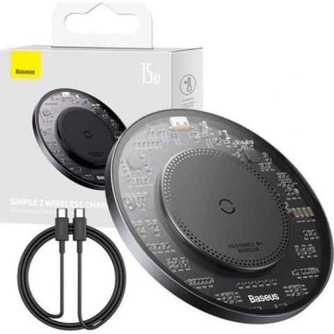 Ładowarka indukcyjna Baseus Simple 2 15W BS-W530