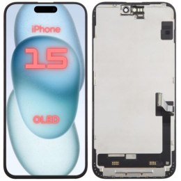 Wyświetlacz OLED Apple iPhone 15 Gratis narzędzia i wklejka LCD Ekran ramka